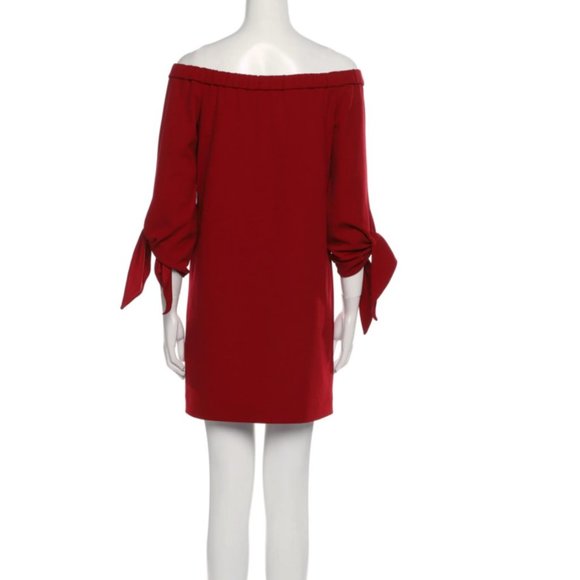 TIBI Off-The-Shoulder Mini Dress Size: XS | US 2 - Picture 3 of 3